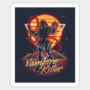 Retro Vampire Killer Sticker